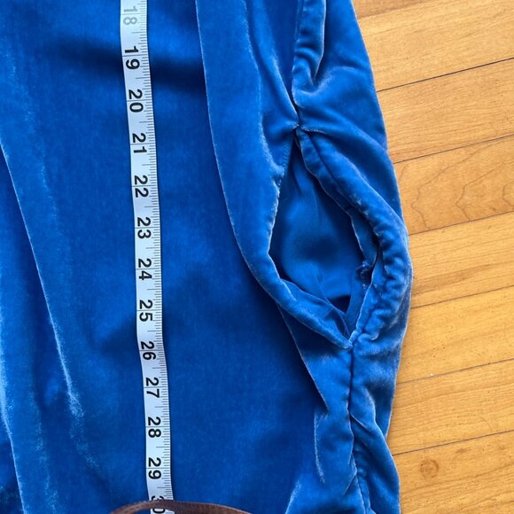 Anthropologie Melody Blue Velvet Tunic Dress size XL - Picture 7 of 10